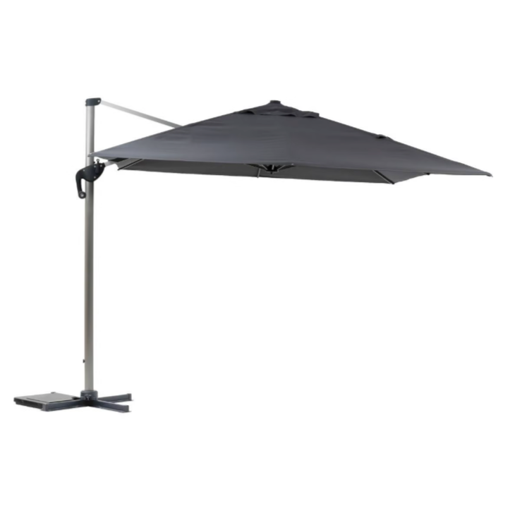 Parasol déporté rectangulaire ÉQUADOR Ardoise