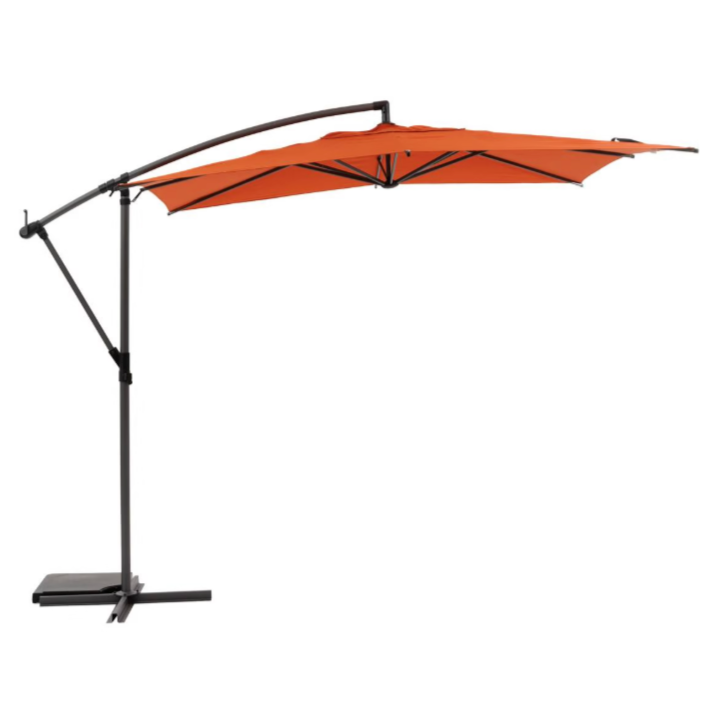 Parasol déporté carré MANOA Ambre
