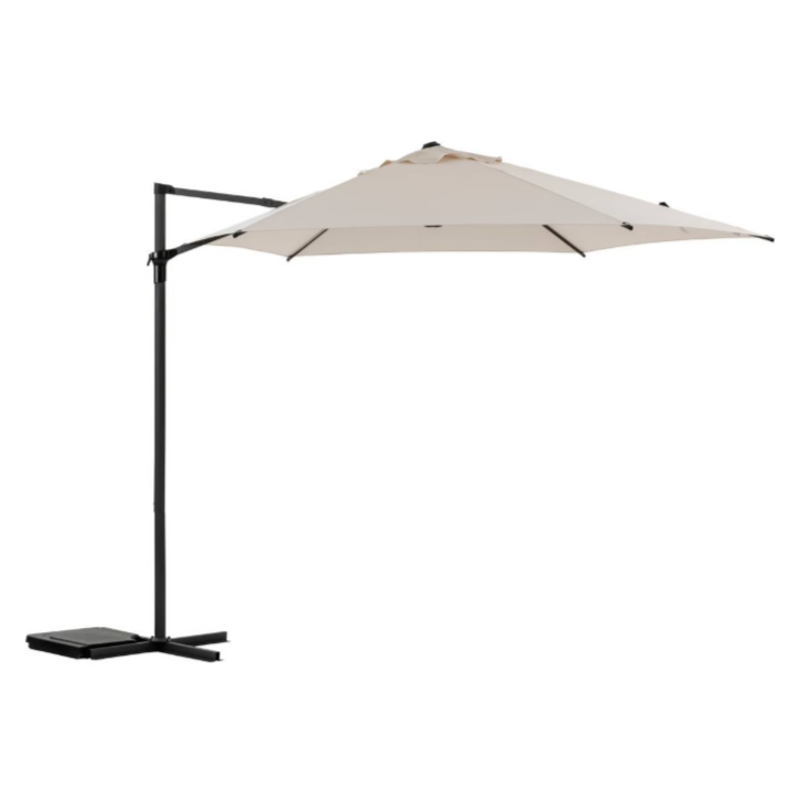 Parasol déporté rond NAULIA Blé